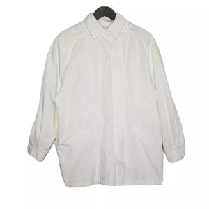 London Fog Trench Coat Hooded Rain Jacket Overcoat